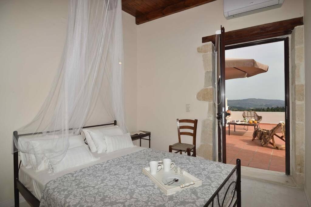 Villa Christini A Luxury Villa With Amazing Views Tzitzifés 外观 照片